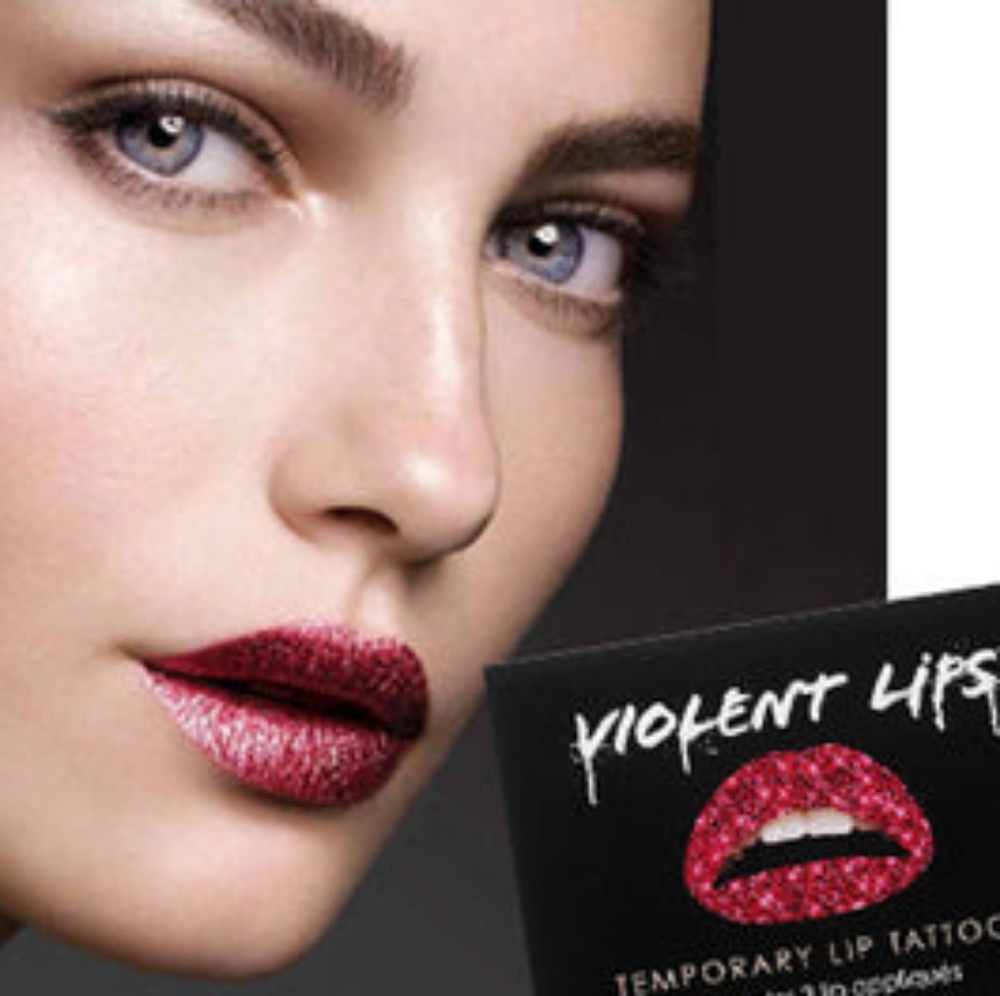 NWOT Violent Lip Temporary Tattoos